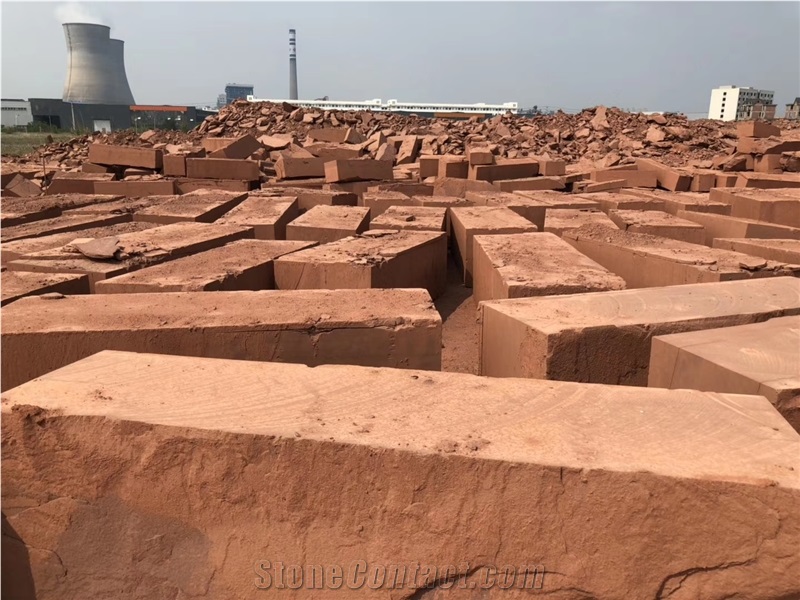 Chinese Sichuan Purple Sandstone Rocks & Blocks