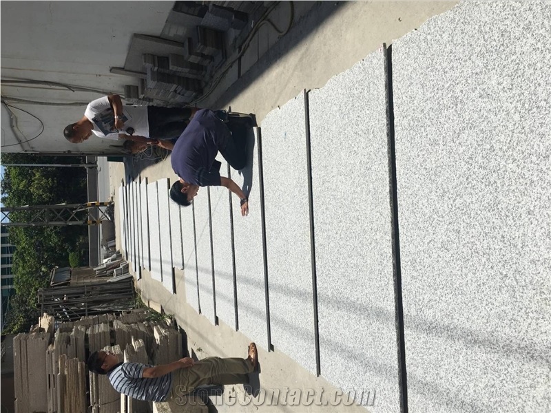 High Quliaty G623 Grey Granite Slabs - Polished