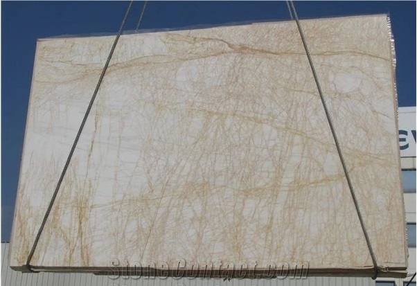 Greece Golden Spider Marble Gold Polished Big Slab