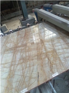 Greece Golden Spider Marble Gold Polished Big Slab