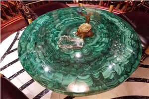 Green Agate Semiprecious Stone Polished Worktops