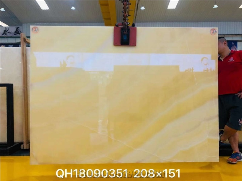 Honey Onyx Polished Big Slabs & Wall Cladding