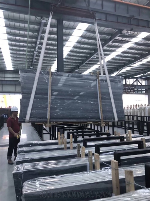 India Palissandro Blue Marble Slabs Polished