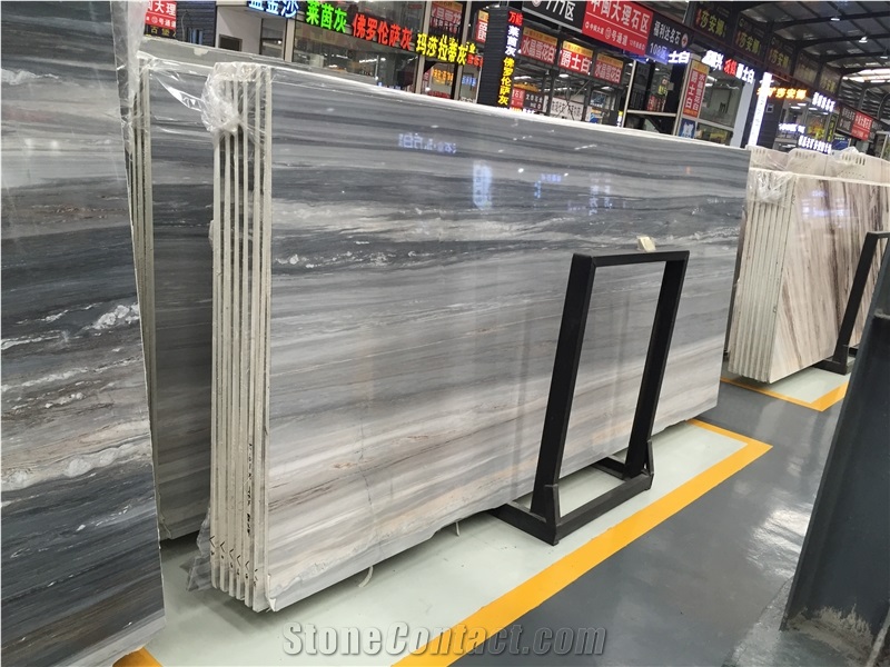 India Palissandro Blue Marble Slabs Polished
