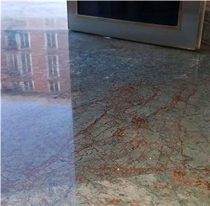 Iran Montage Green Granite Polished Floor Tiles