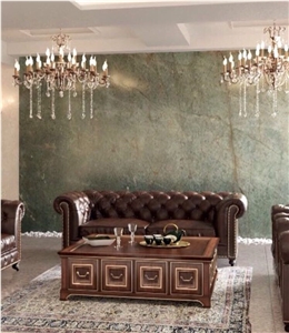 Iran Montage Green Granite Slabs Polished Wall Covering