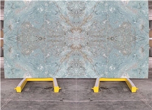 Iran Montage Green Granite Slabs Polished Wall Covering
