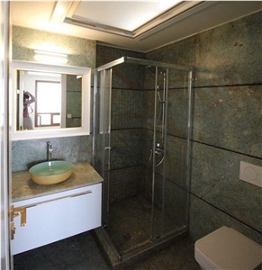 Iran Montage Green Granite Slabs Polished Wall Covering