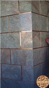 Iran Montage Green Granite Slabs Polished Wall Covering