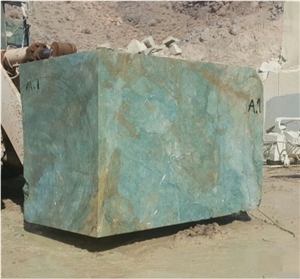 Iran Montage Green Granite Quarry Blocks