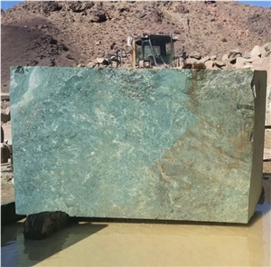 Iran Montage Green Granite Quarry Blocks