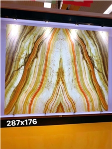 Iran Multicolor Onyx Slabs Polished Wall