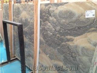Iran Smoky Grey Onyx Slabs-Polished