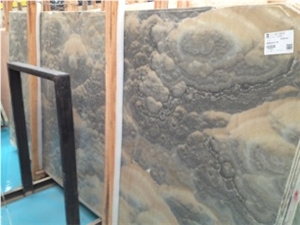 Iran Smoky Grey Onyx Slabs-Polished