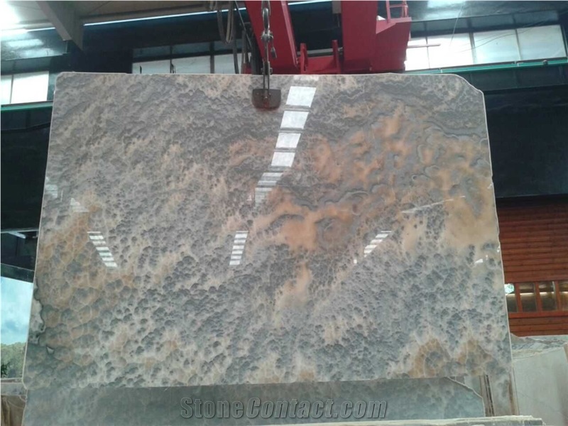Iran Smoky Grey Onyx Slabs-Polished