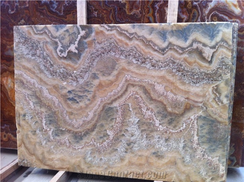 Iran Smoky Grey Onyx Slabs-Polished