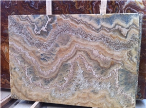 Iran Smoky Grey Onyx Slabs-Polished