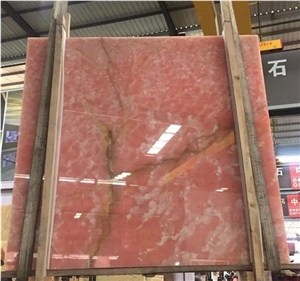 Italy Onice Rosa Pink Onyx Slabs