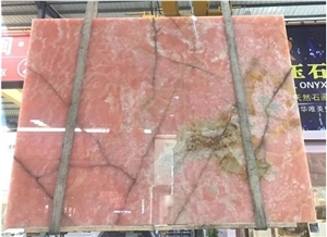 Italy Onice Rosa Pink Onyx Slabs