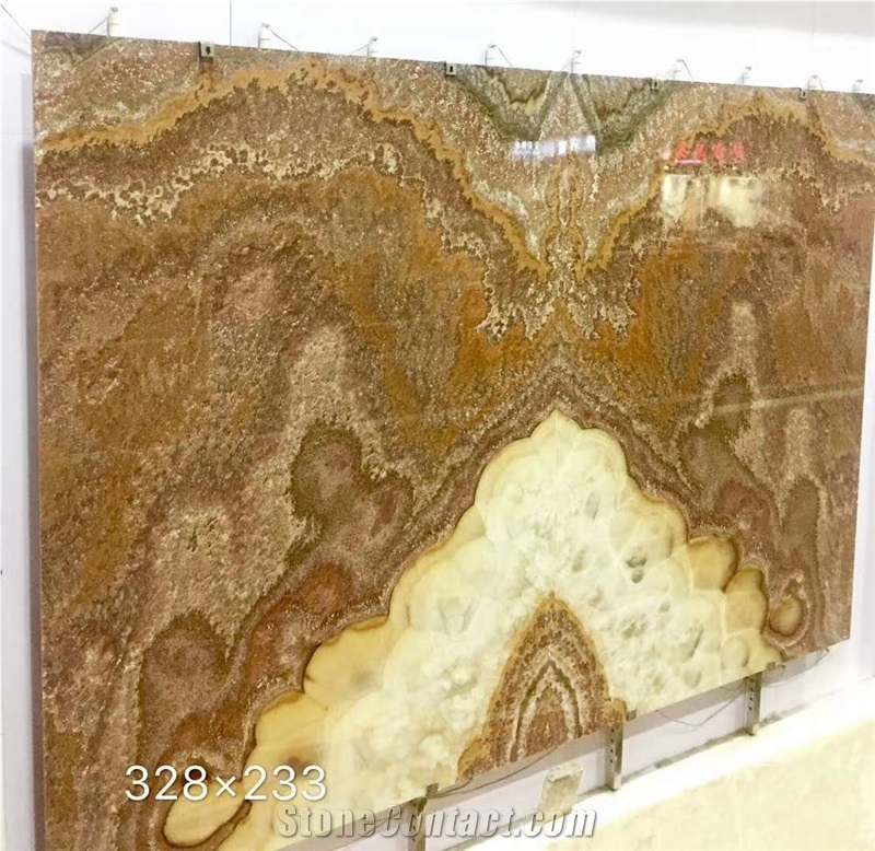 Mexico Red Onyx Polished Big Slabs &Wall Cladding