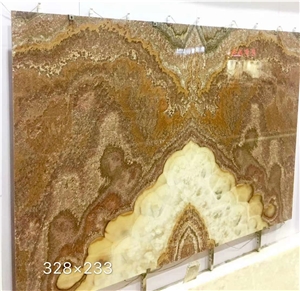 Mexico Red Onyx Polished Big Slabs &Wall Cladding