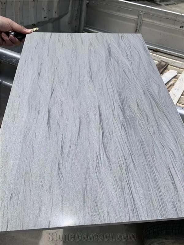 Sichuan Grey Wood Grain Sandstone Blocks & Rocks