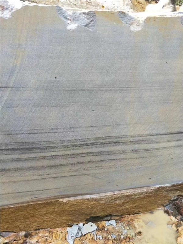 Sichuan Grey Wood Grain Sandstone Blocks & Rocks