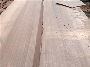 Sichuan Red Wood Grain Sandstone Honed Slabs