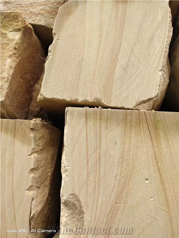 Sichuan Yellow Sandstone Polished Flower Pots