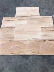 Sichuan Yellow Woodgrain Sandstone Tea Tables