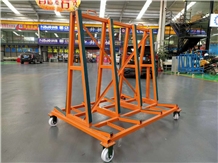Slab A-Frame Transport Racks Display Stand Rack
