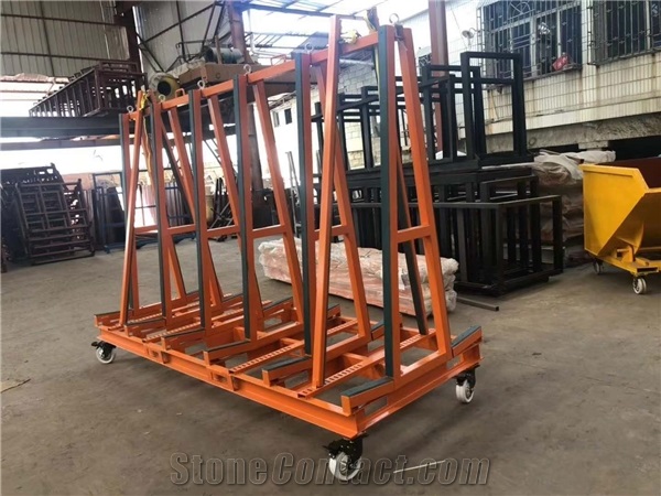 Slab A-Frame Transport Racks Display Stand Rack