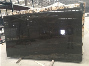 Sri Lanka Brown Fantasy Granite Polished Big Slabs