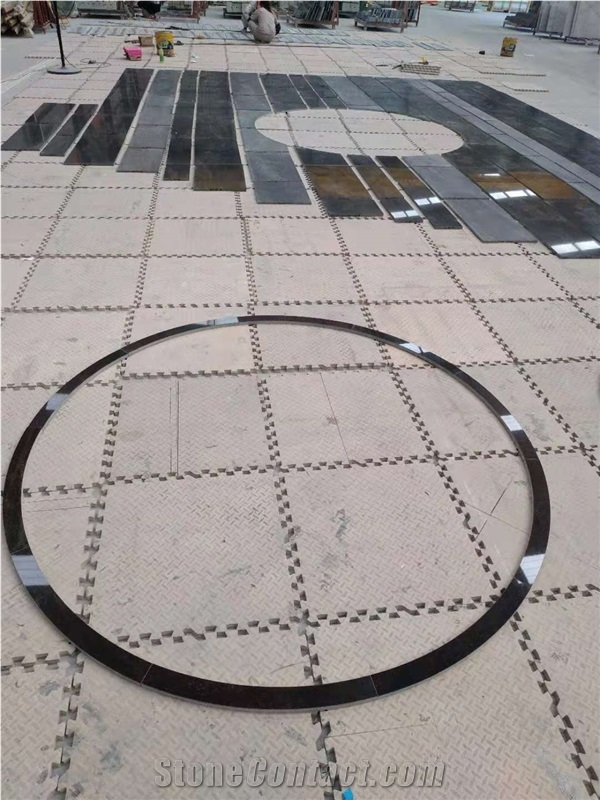 Sri Lanka Brown Granite Tiles Polished Floor Covering