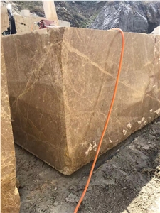 Turkey Light Emperador Beige Marble Rocks & Blocks