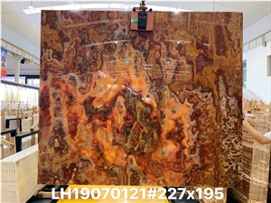 Turkey Onice Sultano Onyx Gold Polished Big Slabs