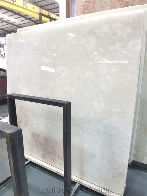 White Onyx Polished Big Slabs & Wall Cladding
