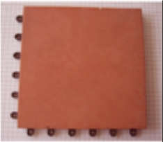 Z-Dm-122 Chinese Red Diy Terracotta Tiles