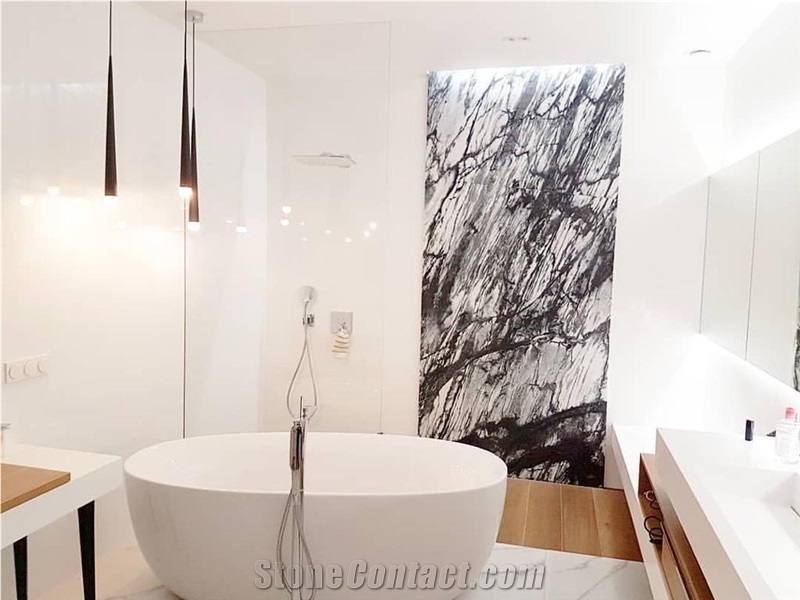 Black Sparrow Marble Tiles & Slabs