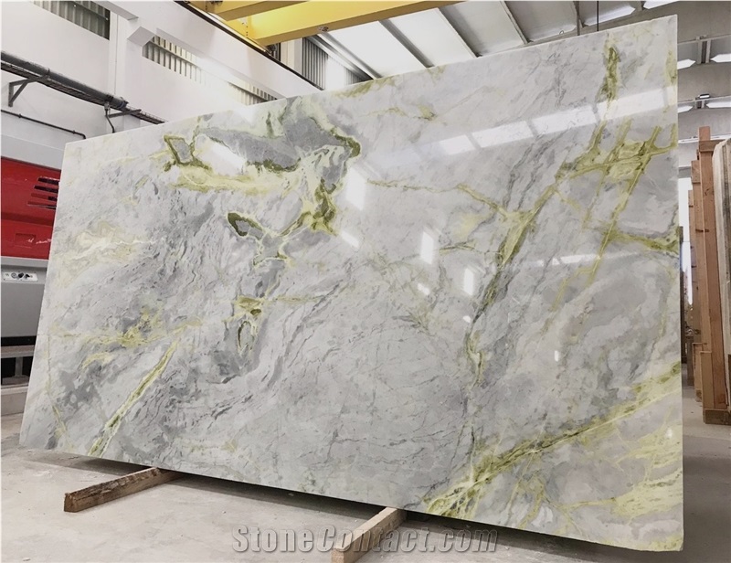Luminous Marble, Angolan Green Luminus Marble Slabs