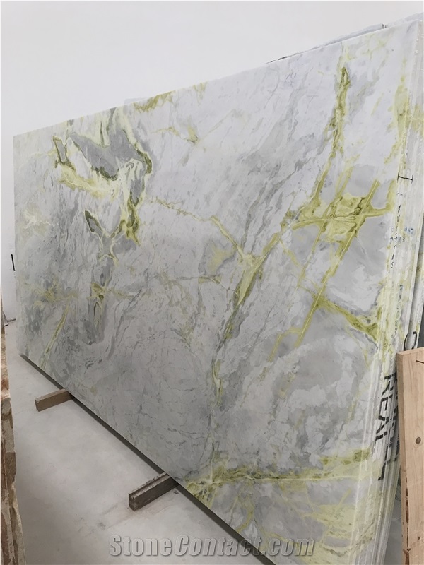 Luminous Marble, Angolan Green Luminus Marble Slabs