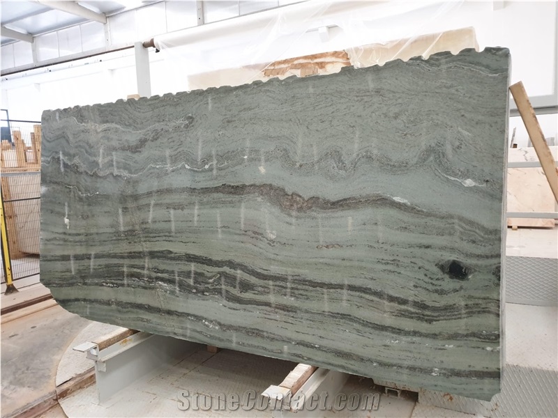 Verde Viana Marble Slabs, Green Antique Marble