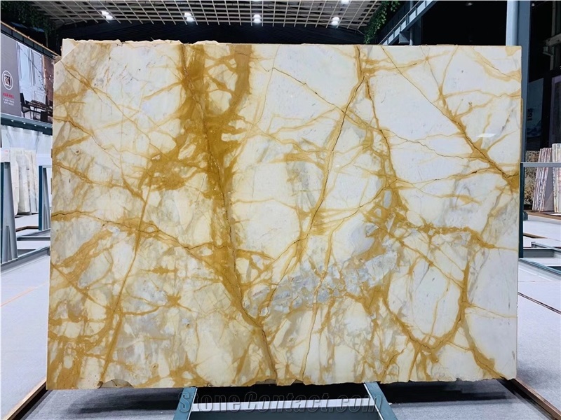 Siena Gold Marble Slabs &Tiles,Yellow Marble