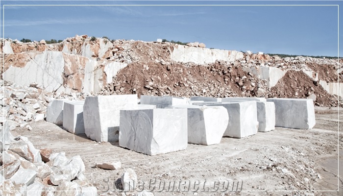 Burdur Cream Marble Blocks