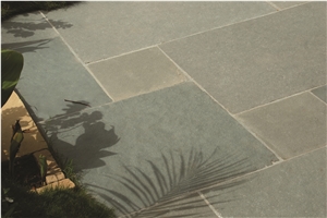 Kota Blue Limestone Riven Patio Paving