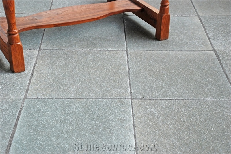 Lake Blue Distressed Finish Tiles & Slabs