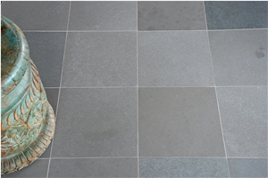 Lake Blue Honed Limestone Finish Tiles & Slabs