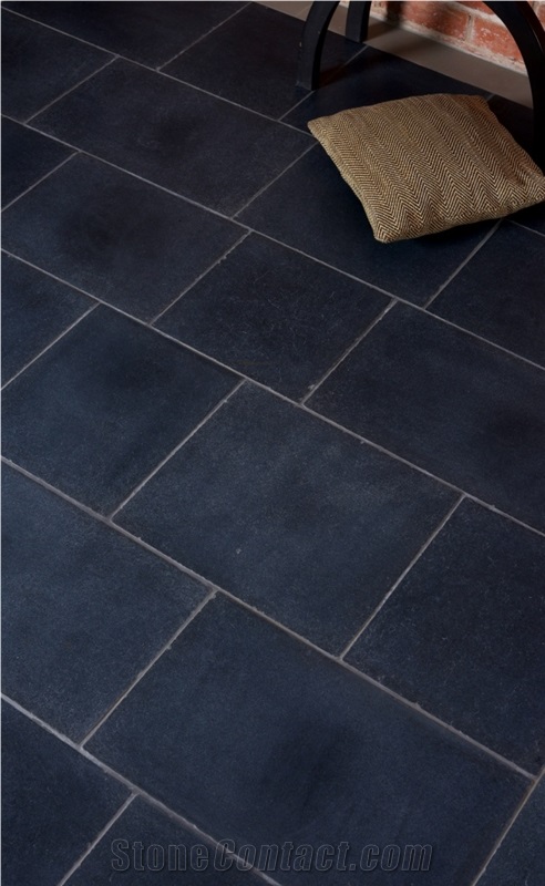 Lime Black Limestone Tiles