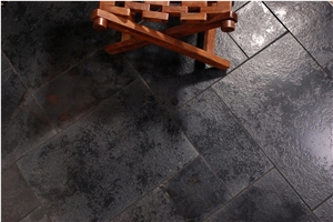 Lime Black Velvet Finish Tiles & Slabs
