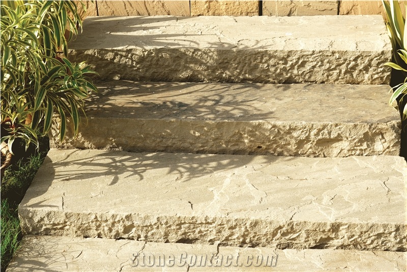 Mint Natural Stone Solid Steps/ Block Steps